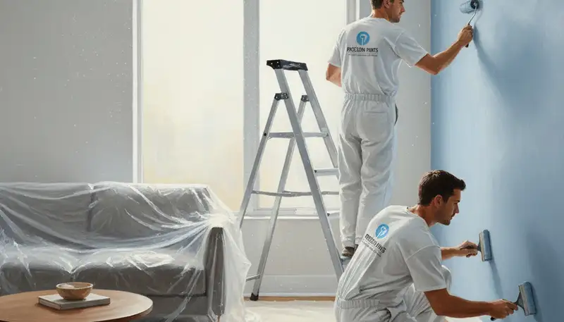 Boise, ID interior house painting by Boise Paint Pros for clean, durable wall finishes