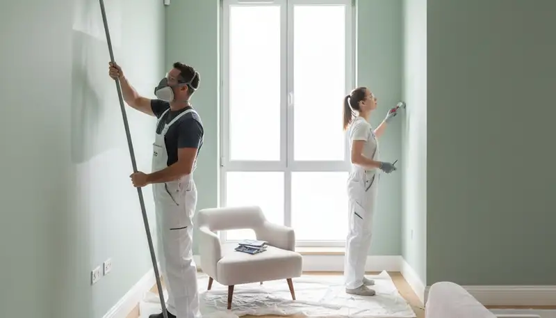 Boise, ID interior house painting by Boise Paint Pros for clean, durable home finish work
