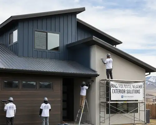 Exterior painting built for Boise, ID weather by professional painters